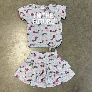 Girls 365 kids from Garanimals 2 piece set size 5